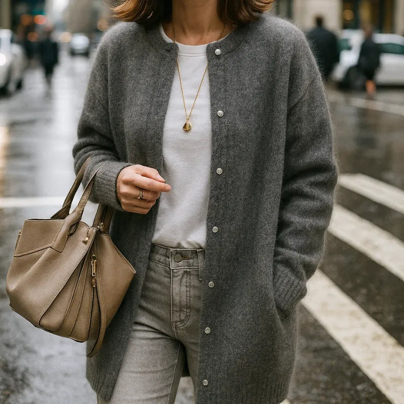 Juliette™ - Cardigan long en laine douce