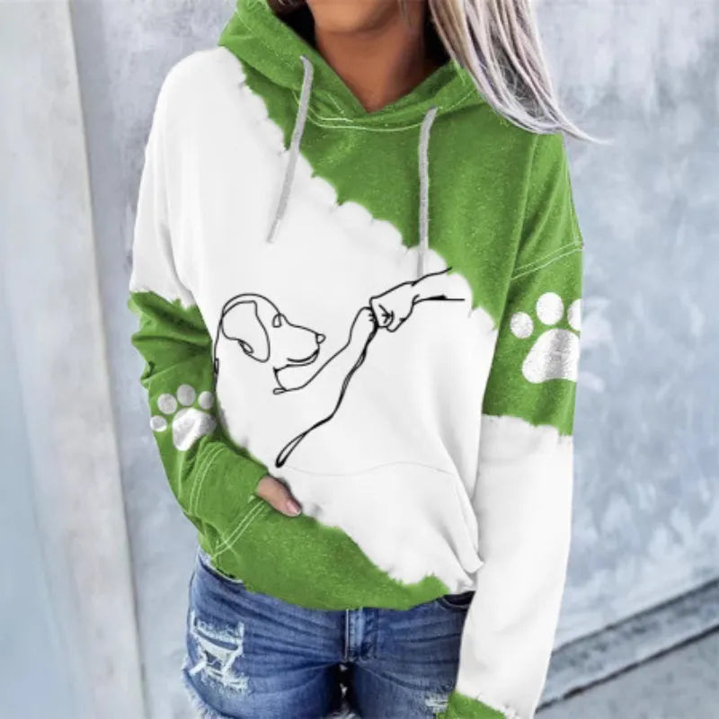 ToutouLove™ - Pull à capuche à motifs chien mignon