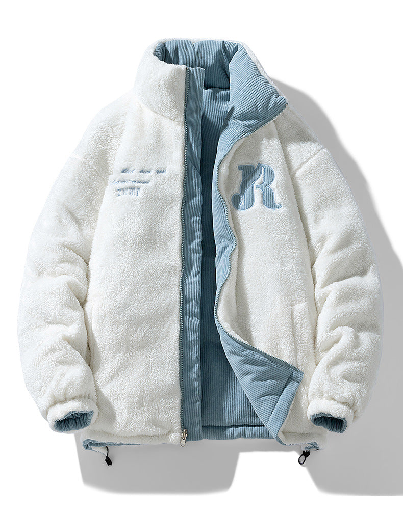 Via™ – Doudoune réversible velours & sherpa